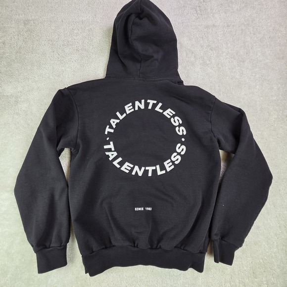 Talentless Heavyweight Hoodie Mens M Black - Picture 1 of 7